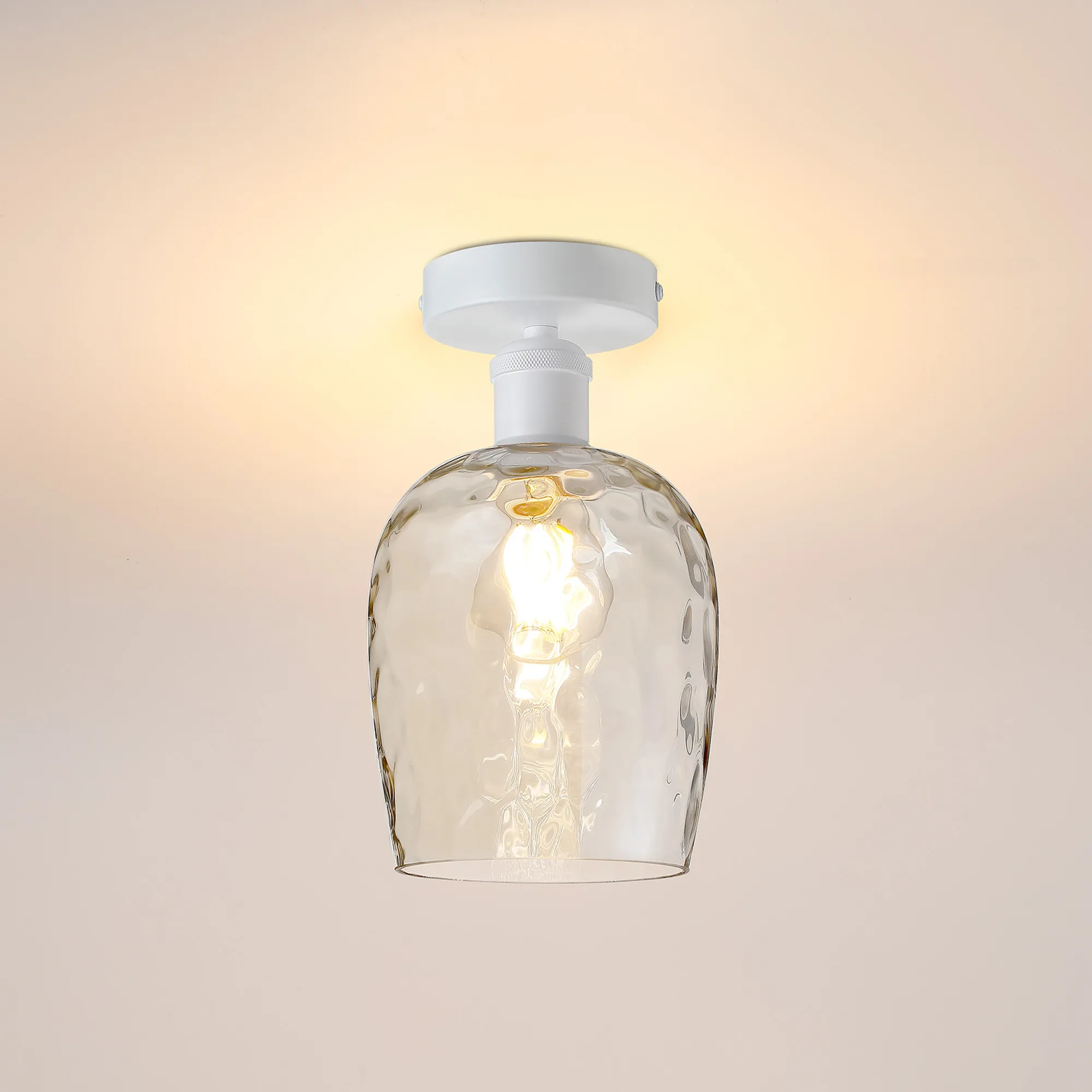 Cawdor Matt White Ceiling Lights Deco Flush Fittings